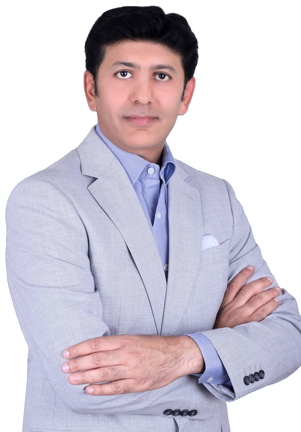 Portrait of Neeraj Thakur, Founder and Principal